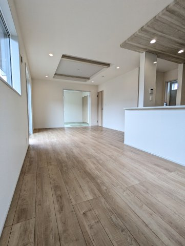 水戸市見川町　４期の居間・リビング|開放感のあるリビングは家族のコミュニケーションの場です