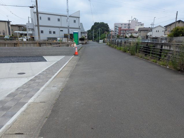 水戸市見川町　４期の前面道路含む現地写真|前面道路含む現地写真です
