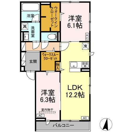 Craspediaの間取り