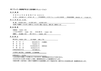 【その他】 | 仮）フラッティ御陵鴨戸町