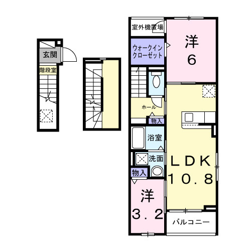 カルム　シーダの間取り|現況優先。