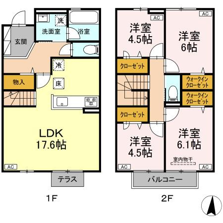 ロイヤル神木の間取り