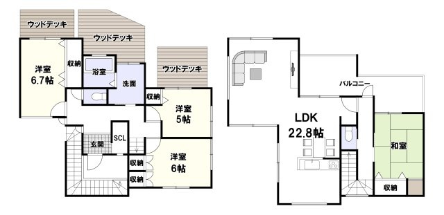 南平台3丁目の間取り
