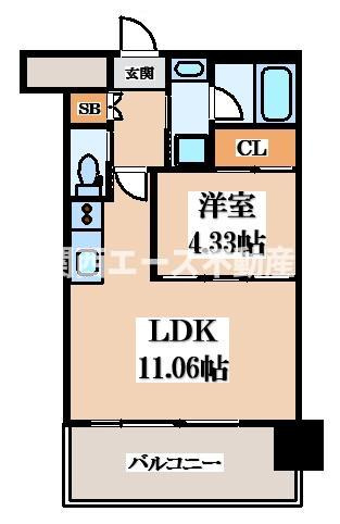 【間取り】 | プレジオ荒本新町