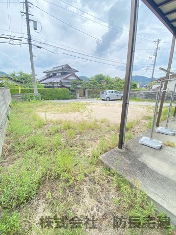 山口市折本２丁目の中古一戸建の庭|敷地は100坪あります