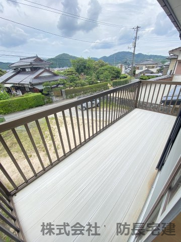 山口市折本２丁目の中古一戸建のバルコニー