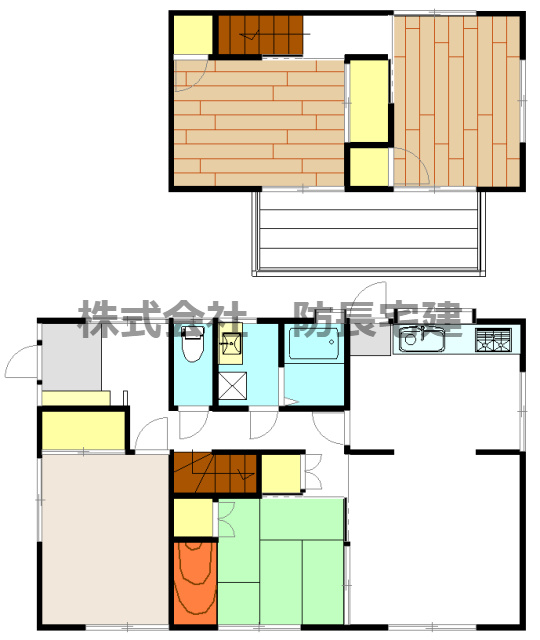 山口市折本２丁目の中古一戸建の間取り