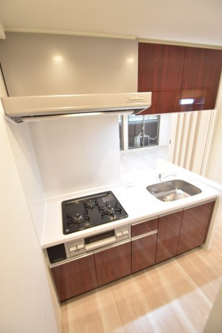 大阪市都島区都島本通３丁目の賃貸マンションのキッチン