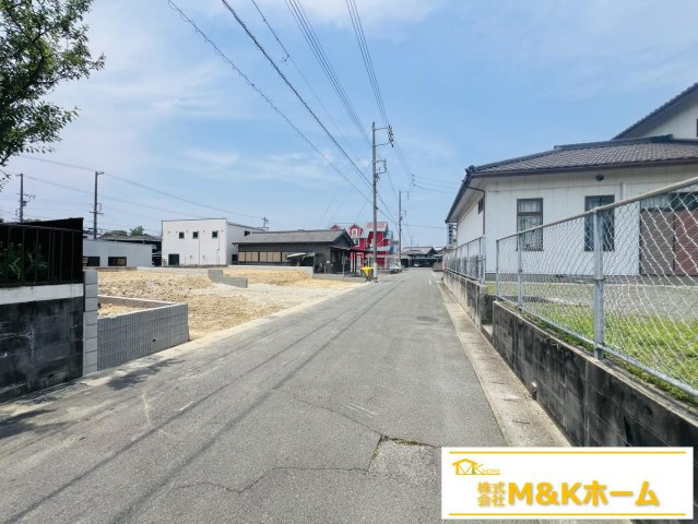 知多市新知東町2丁目　全2棟　2号棟の前面道路含む現地写真|R8.6.13撮影　前道6ｍ！
