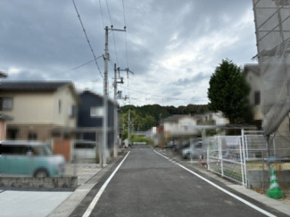 【前面道路含む現地写真】 | 大津市雄琴6丁目12　新築戸建
