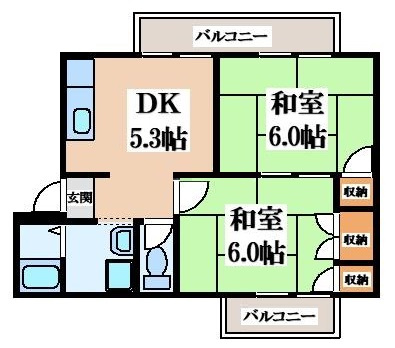 【間取り】 | フラット・タームー