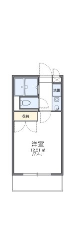 レオパレスＯＺＡＫＩの間取り