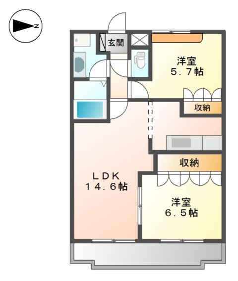 メゾンレフォルテの間取り