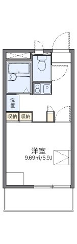 レオパレス華Ⅱの間取り