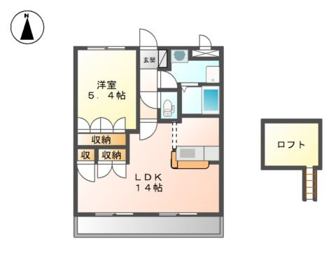 ヴィクトリーステージカンダの間取り