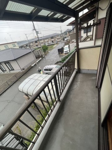 中地戸建のバルコニー
