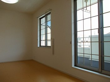 アンソレイエ飾磨　Ⅱ番館のバルコニー