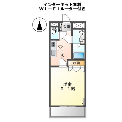 コーラル　ガーデンの間取り