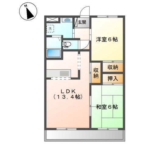 ミィーティアの間取り