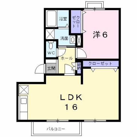 シャトールＢの間取り
