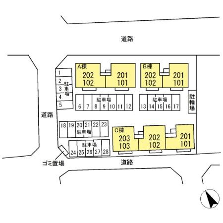 トップスロープの区画図