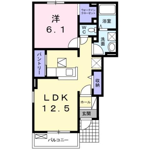 ロリエ　Ａの間取り