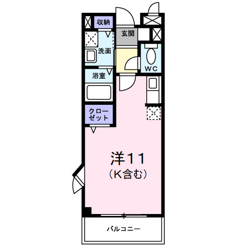マイパレス堀の間取り