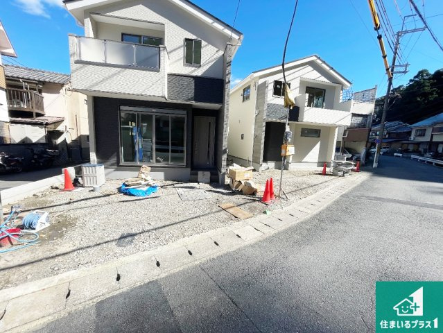 京都市西京区嵐山宮ノ北町　第2期　新築一戸建ての外観|現在の進捗状況です！順調に作業進行中、完成が待ち遠しいです！詳細の間取り等、お気軽にお問い合わせください！
