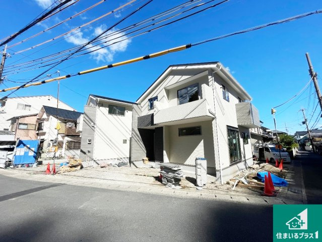 京都市西京区嵐山宮ノ北町　第2期　新築一戸建ての外観|現在建築中！落ち着いた街並みで新生活を始めることが出来そう！周辺の物件も併せてご紹介させて頂きます！