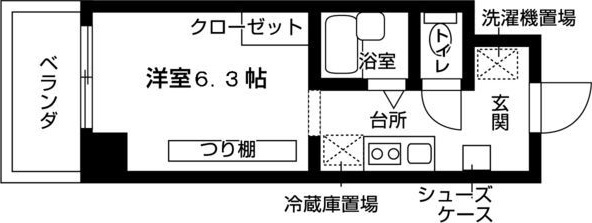 フロンティアハイツの間取り