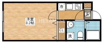 アミティ館内一番館の間取り