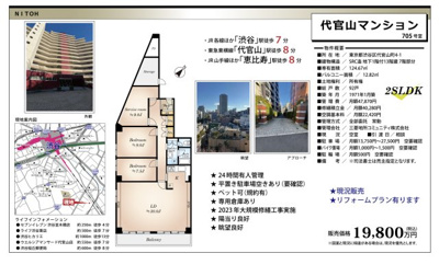 【その他】 | 代官山マンション　仲介手数料無料＋90万円現金プレゼント中