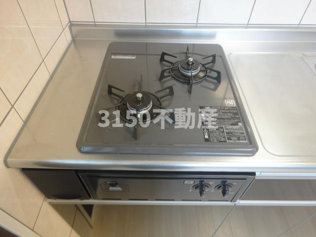 グレーシア　PiPoのキッチン|2口コンロ