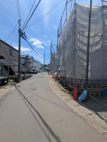 水戸市赤塚　1期の前面道路含む現地写真|前面道路含む現地写真です（2026年６月撮影）