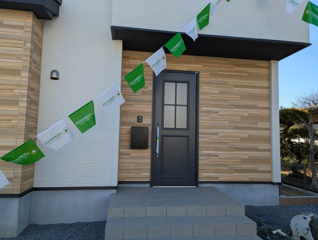 水戸市赤塚　1期の玄関|玄関です。玄関は住まいの（顔）です～♪新しい生活を新しい家で♪（同施工物件）