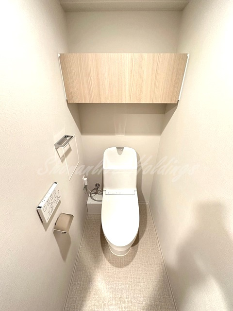 藤沢市鵠沼石上１丁目の賃貸マンションのトイレ|清潔感のあるトイレです