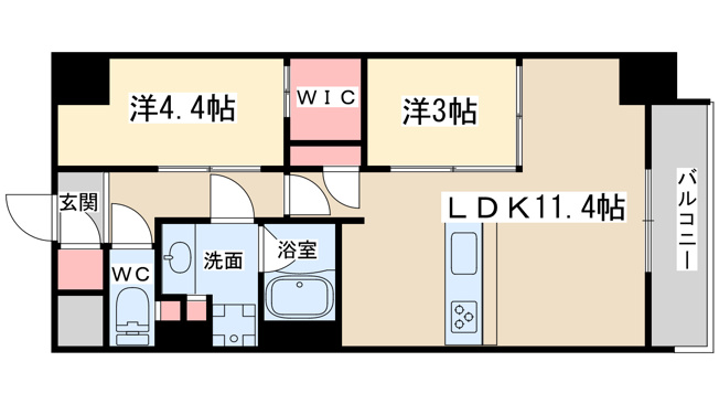 【間取り】 | アーバネックス東梅田