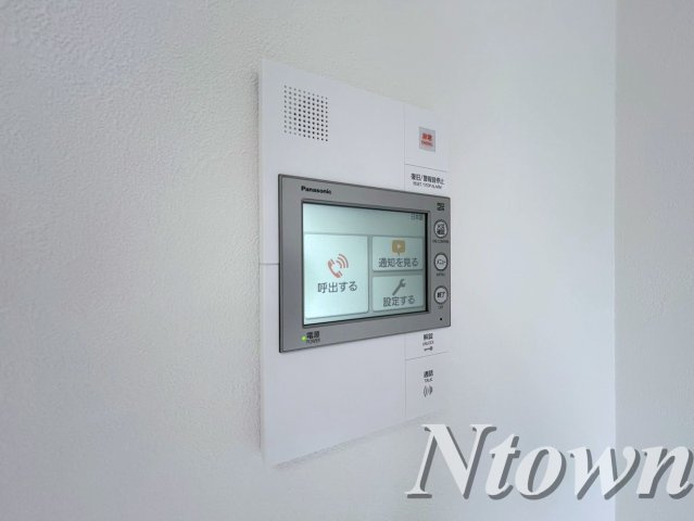 【セキュリティ】 | ディアレイシャス名古屋浄心Ⅱ | モニタ付きインターホンです。