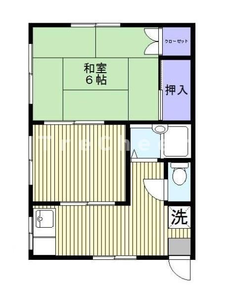 若松レジデンスの間取り
