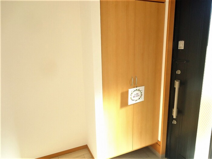 竹原一戸建　A棟の玄関