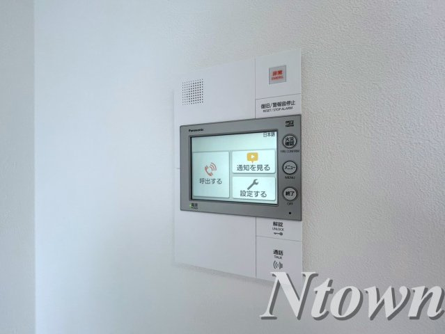 【設備】 | ディアレイシャス名古屋浄心Ⅱ | モニタ付きインターホンです。