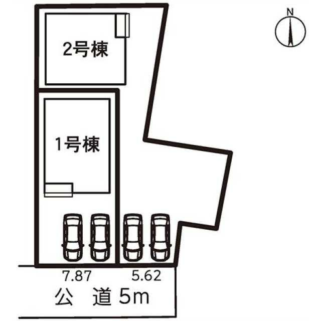 仲介手数料無料）岩倉市神野町神野の区画図| 