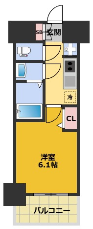 【間取り】 | ディアレイシャス名古屋浄心Ⅱ | 間取りです。