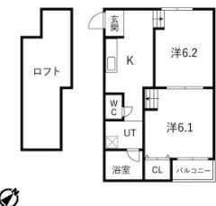 グランビア富木の間取り