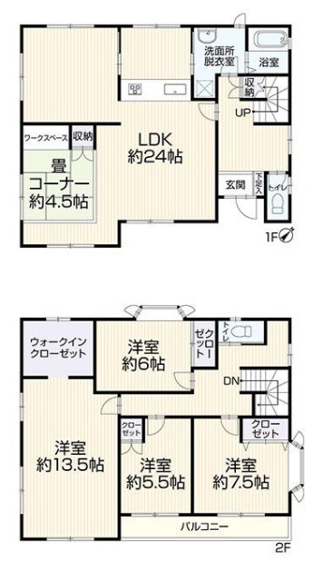 千葉市若葉区千城台南２丁目の間取り