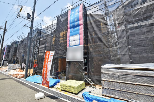 クレイドルガーデン高田町新築一戸建て│4LDK+駐車1台可の外観|・3LDK駐車1台可
・収納充実（WIC、パントリー等）
・住宅設備充実（防犯カメラ、浴室乾燥機等）
