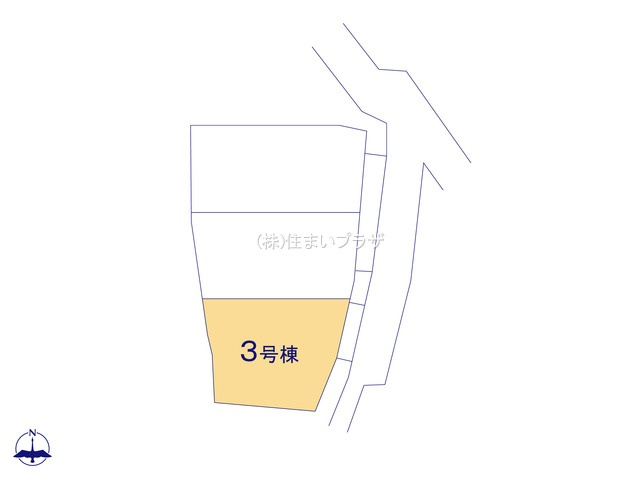 仲介手数料無料）岩倉市本町０１期の区画図