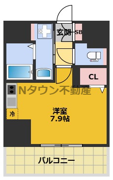 【間取り】 | ディアレイシャス名古屋浄心Ⅱ | 間取りです。