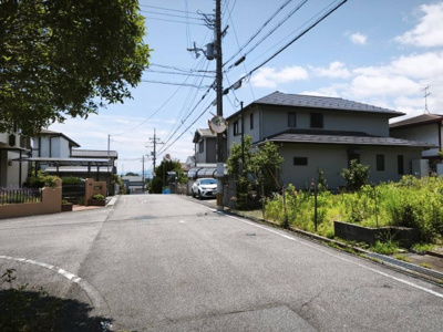 【前面道路含む現地写真】 | 大津市日吉台4丁目11-13　売土地