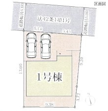 リーブルガーデン西脇　第16の区画図